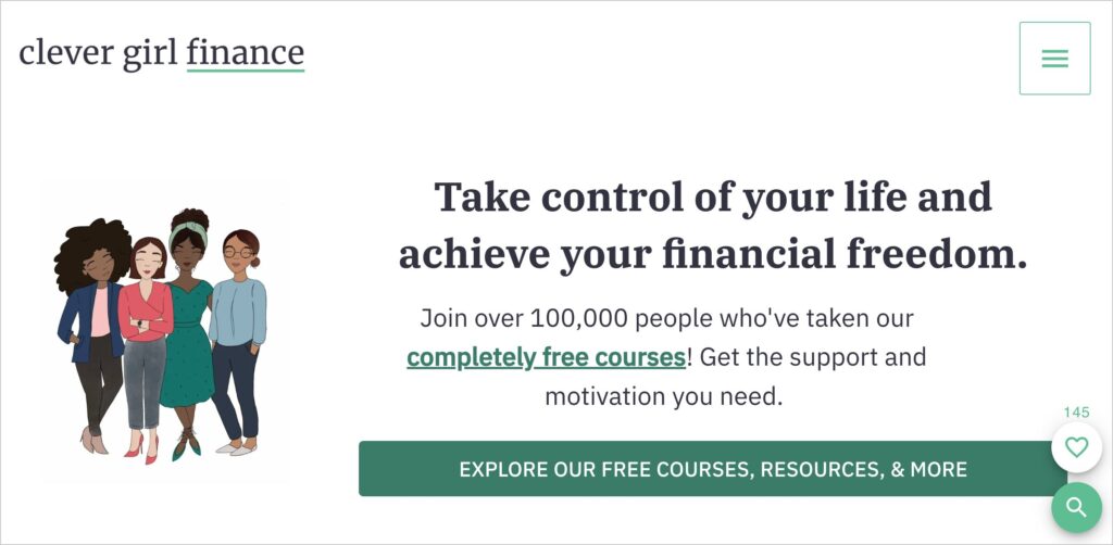 clevergirlfinance homepage