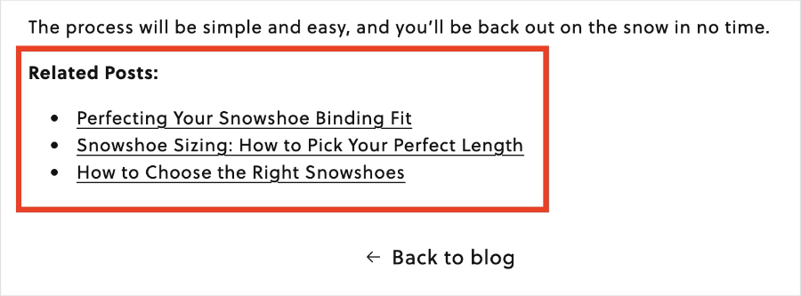 Related posts section shows three more blogs from Cascade Designs.