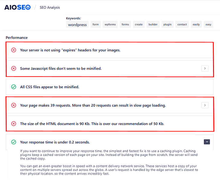 SEO Competitor Analysis - Performance Critical Issues SEO Competitor Analysis - Performance Critical Issues