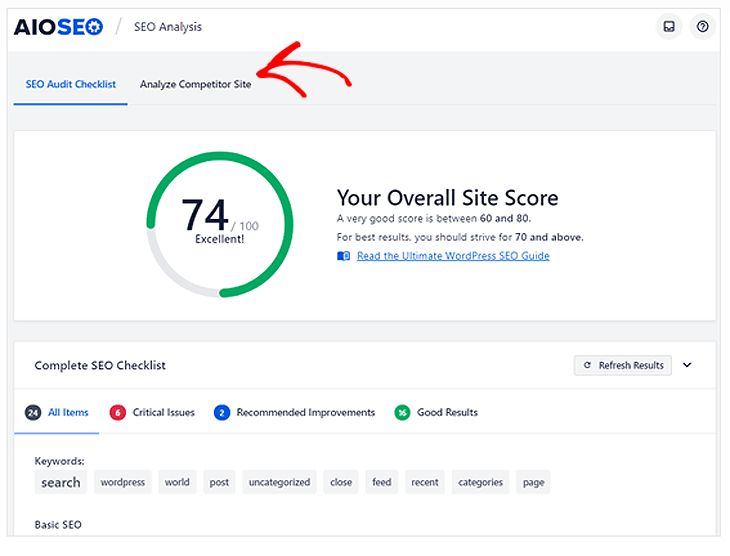 SEO Competitor Analysis - Analyze Competitor Site SEO Competitor Analysis - Analyze Competitor Site