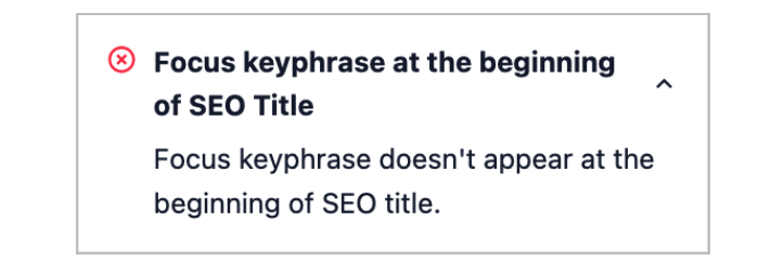 aioseo focus keyphrase title recommendation