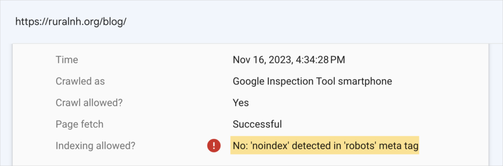 noindex detected in robots meta tag google search console noindex detected in robots meta tag google search console
