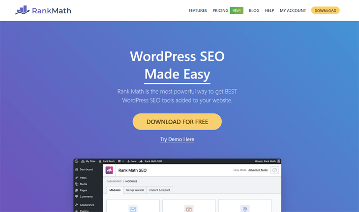 Best SEO plugins for WordPress - RankMath