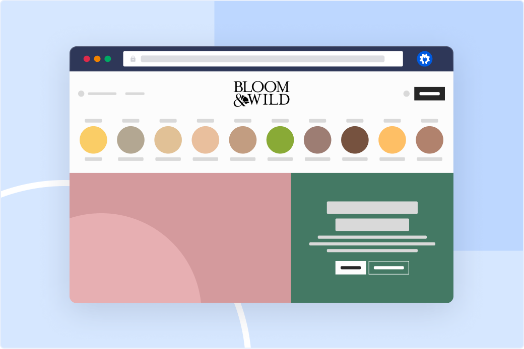 SEO case study of Bloom & Wild.