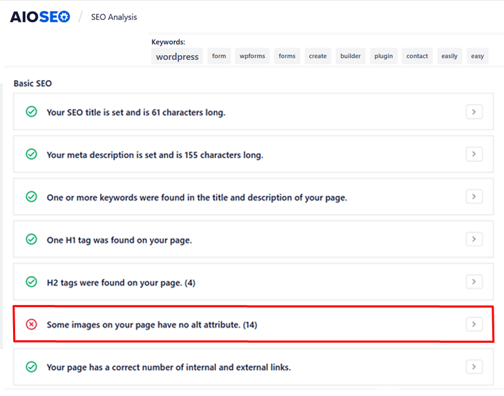 SEO Competitor Analysis - Basic SEO Critical Issues SEO Competitor Analysis - Basic SEO Critical Issues