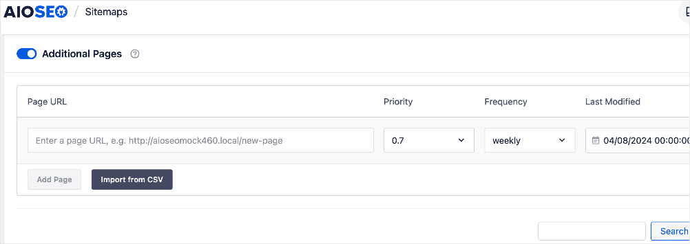 Additional pages from CSV Additional pages from CSV