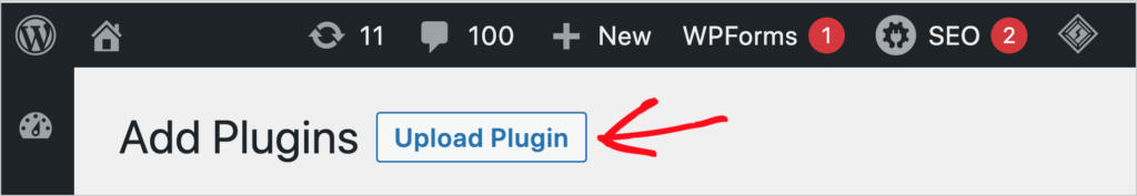 wordpress upload plugin button wordpress upload plugin button