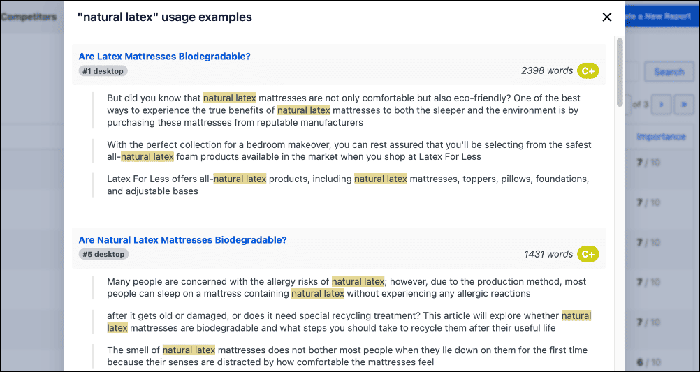 Example of how Terms are used by other publishers.