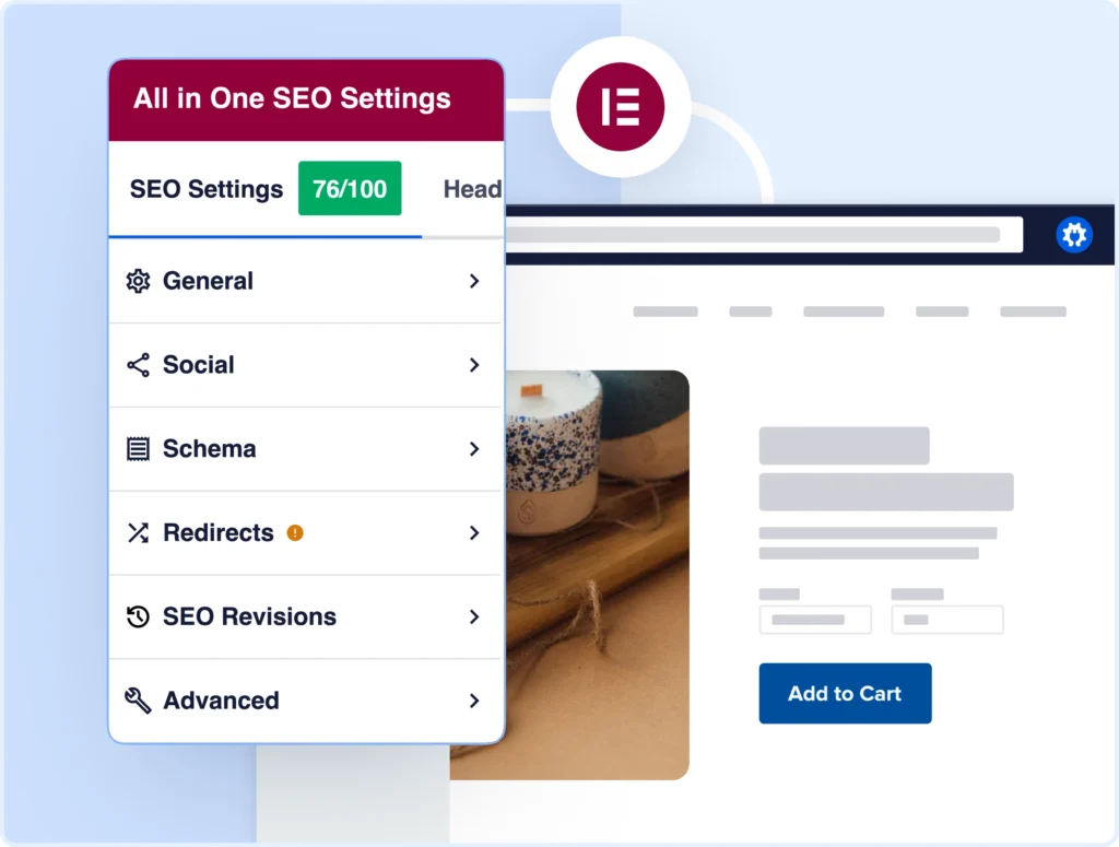 Optimiza tu sitio web de Elementor para SEO.