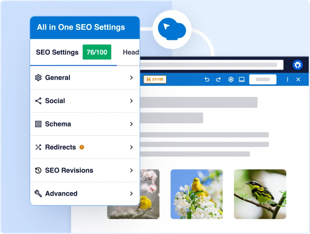 Obtén comentarios SEO mientras diseñas en WPBakery.