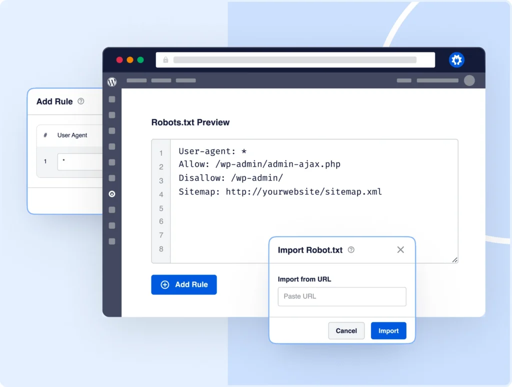 Edita tus archivos robots.txt sin necesidad de programar.
