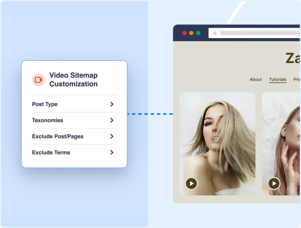 Choose which videos appear in your sitemap.