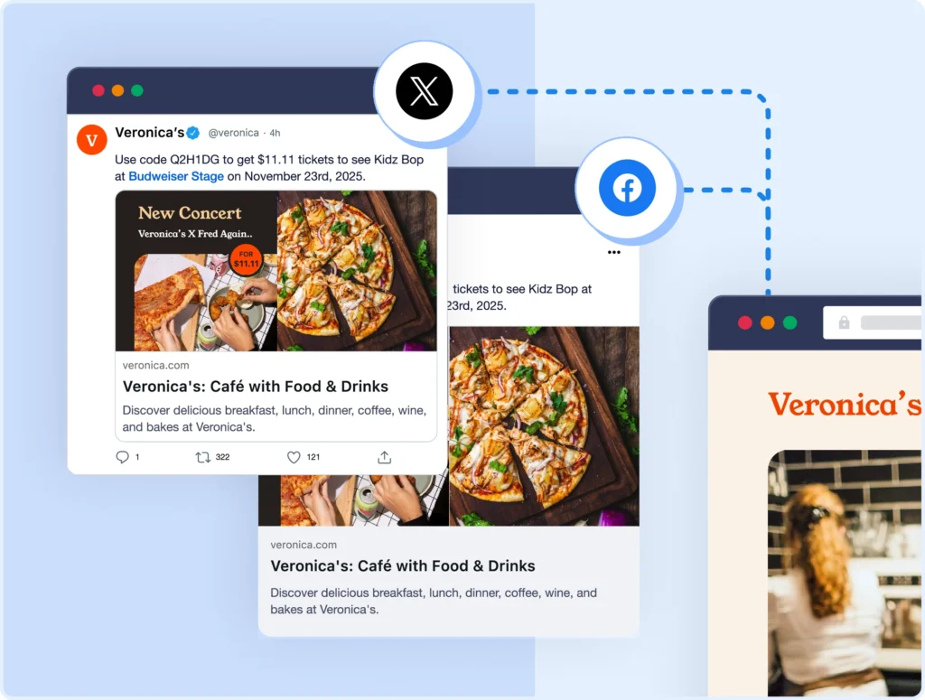 Create perfect social media previews.